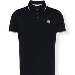 Moncler logo-embroidered polo shirt Size:XL